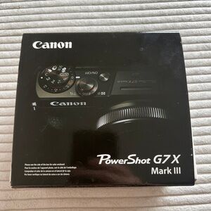 Canon G7 X Mark III in Sleek Black